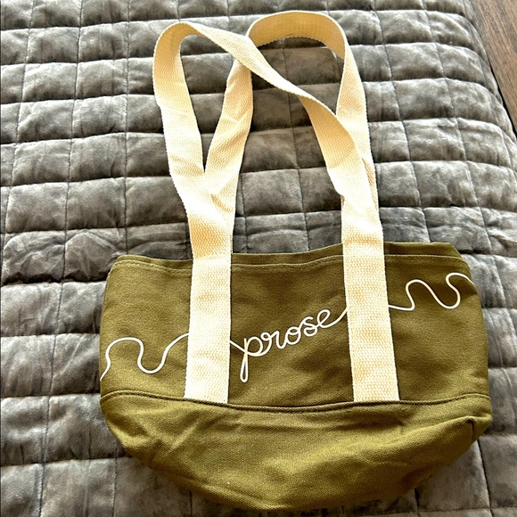 Prose Olive Green Mini Tote Bag LIKE NEW! - Picture 1 of 3